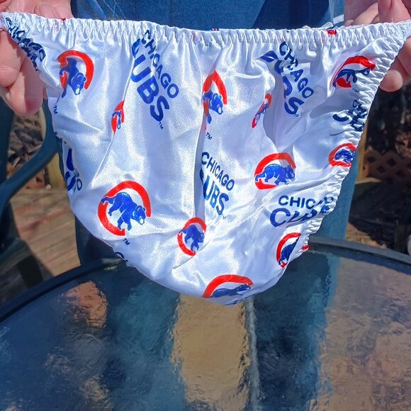 NWT ~ Chicago Cubs Concepts Sport Women's Record Allover Print Panty Size: Large - Picture 6 of 8